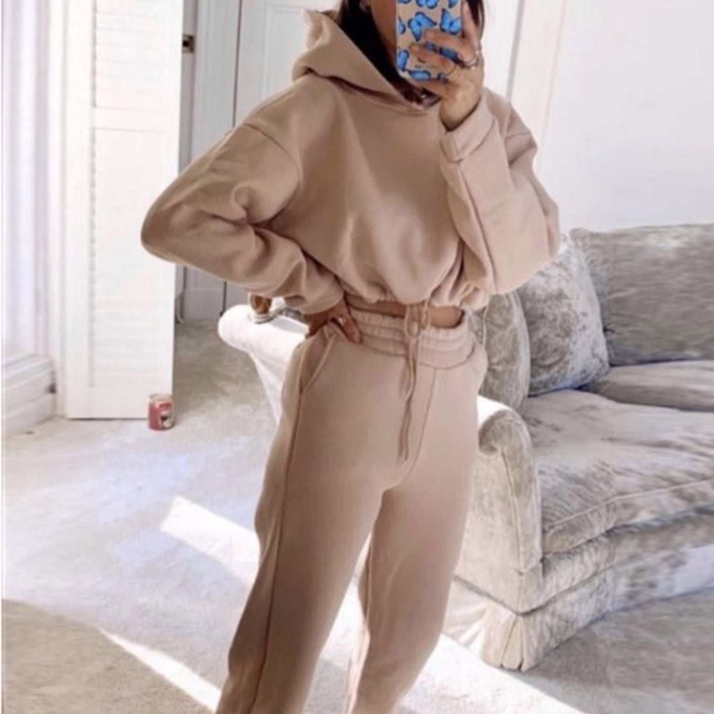 Fashion Trend Women’s Wear – Long-Sleeved Sports Casual Suit